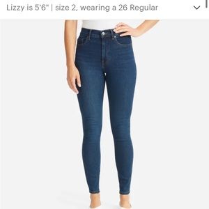 Everlane Authentic Stretch High-Rise Jeans (27 Reg)
